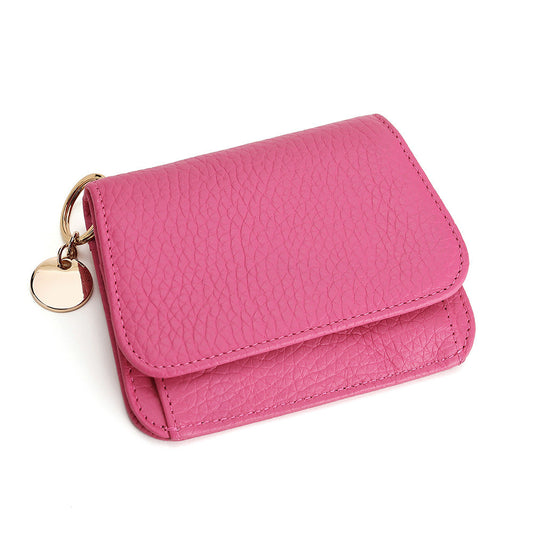 Cute Cowhide Zipper Coin Purse for Fashion Lovers