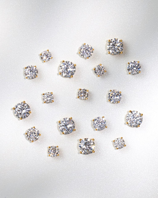 Sterling Silver Everyday Essential CZ Studs