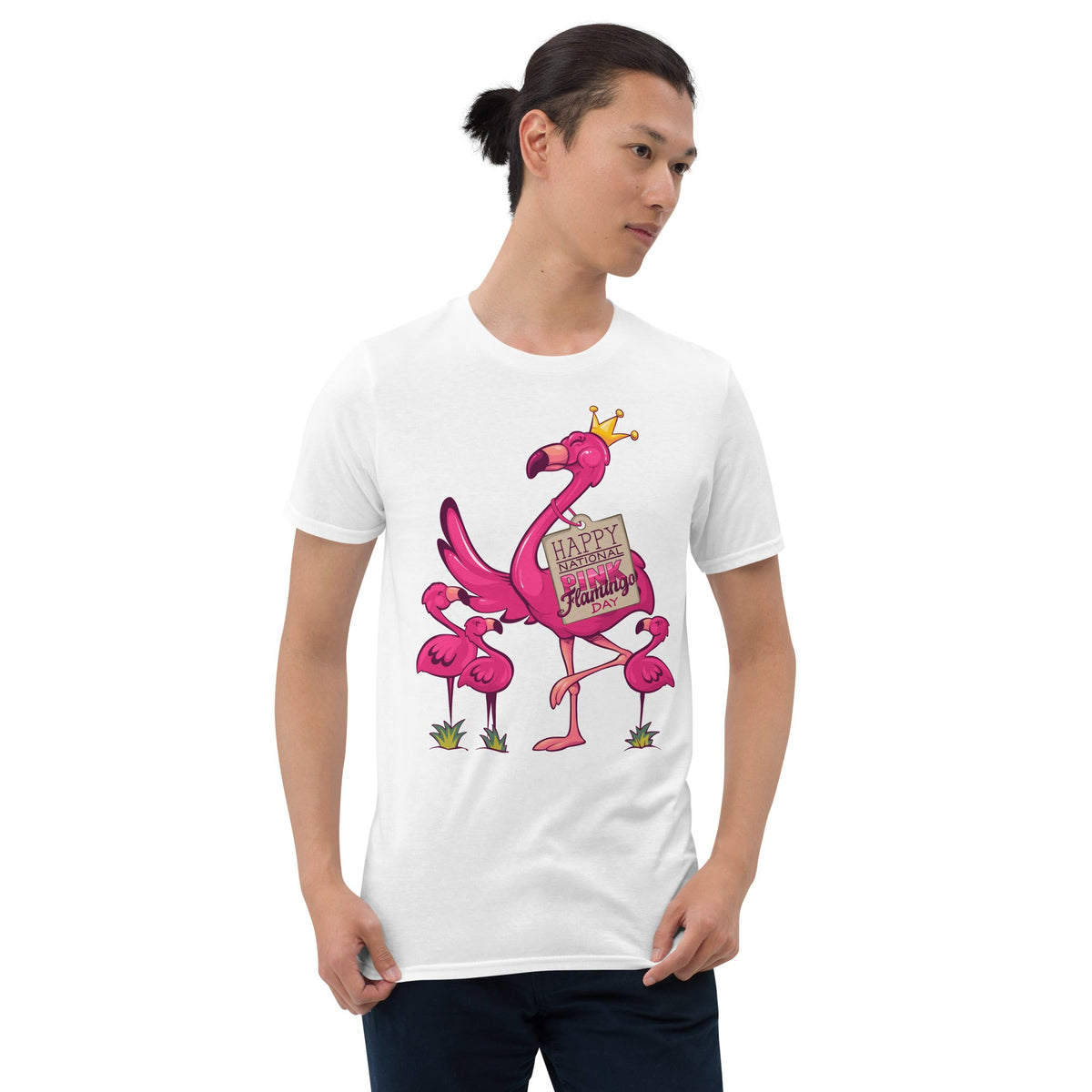 Deutsch Das beliebte Flamingo National Pink Flamingo Day T-Shirt