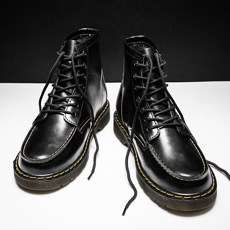 Herren High-Top Rindsleder Martin Trendige Arbeitsstiefel