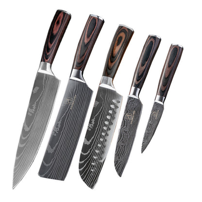 Damast Küchenmesser-Set