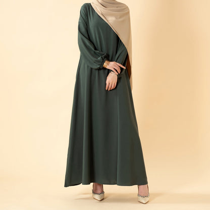 Essentielle Premium Vielseitige Taschen Regenschirm-Schnitt Abaya (MA113)