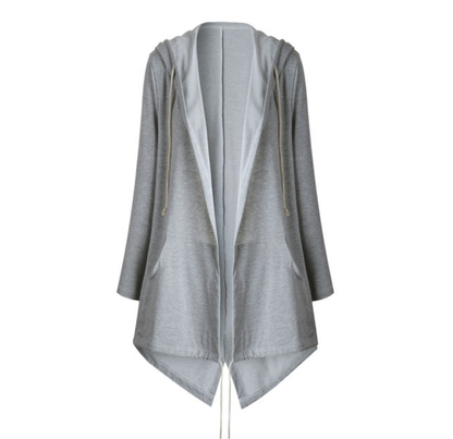 Kapuzenpullover Langarm Damen-Sweatshirt