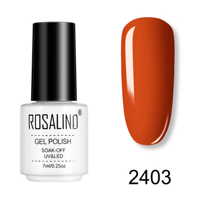 RC Serie Kürbisfarbe Umweltfreundliches UV-Nagelgel 10ml
