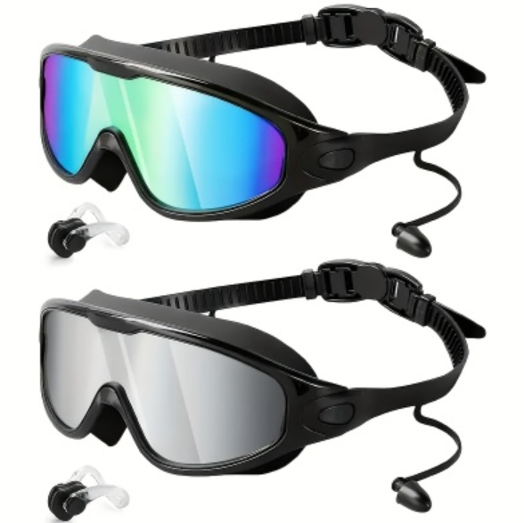 Große wasserdichte Antibeschlag-Schwimmbrille