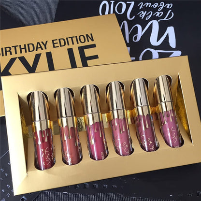 Gold 6 Lippenstifte - Kelly Kim Birthday Edition
