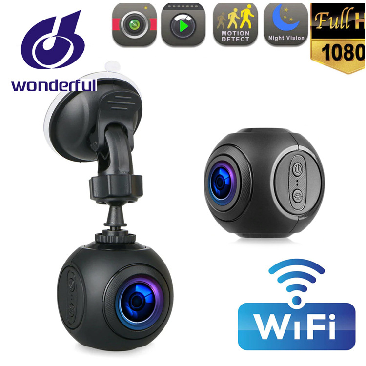 Mini-WLAN-FHD-1080P-Auto-Dashcam mit GPS und Nachtsicht