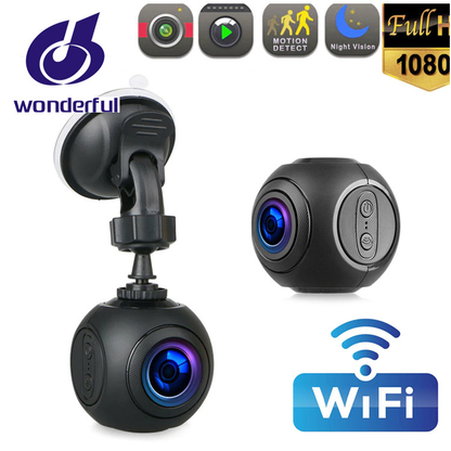 Mini-WLAN-FHD-1080P-Auto-Dashcam mit GPS und Nachtsicht