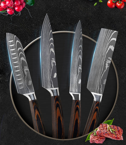 Damast Küchenmesser-Set