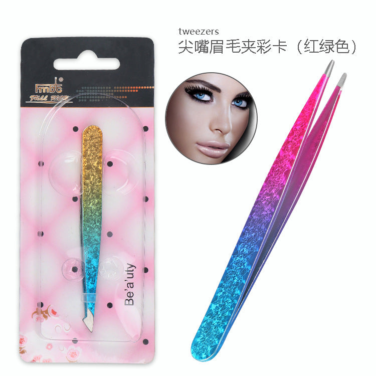 Doppelseitige Edelstahlpinzette Beauty-Set