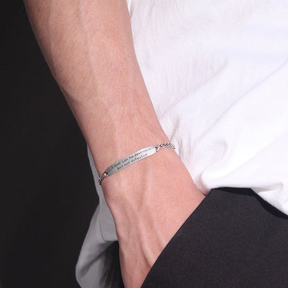 Vintage thailändisches Silberarmband für Herren
