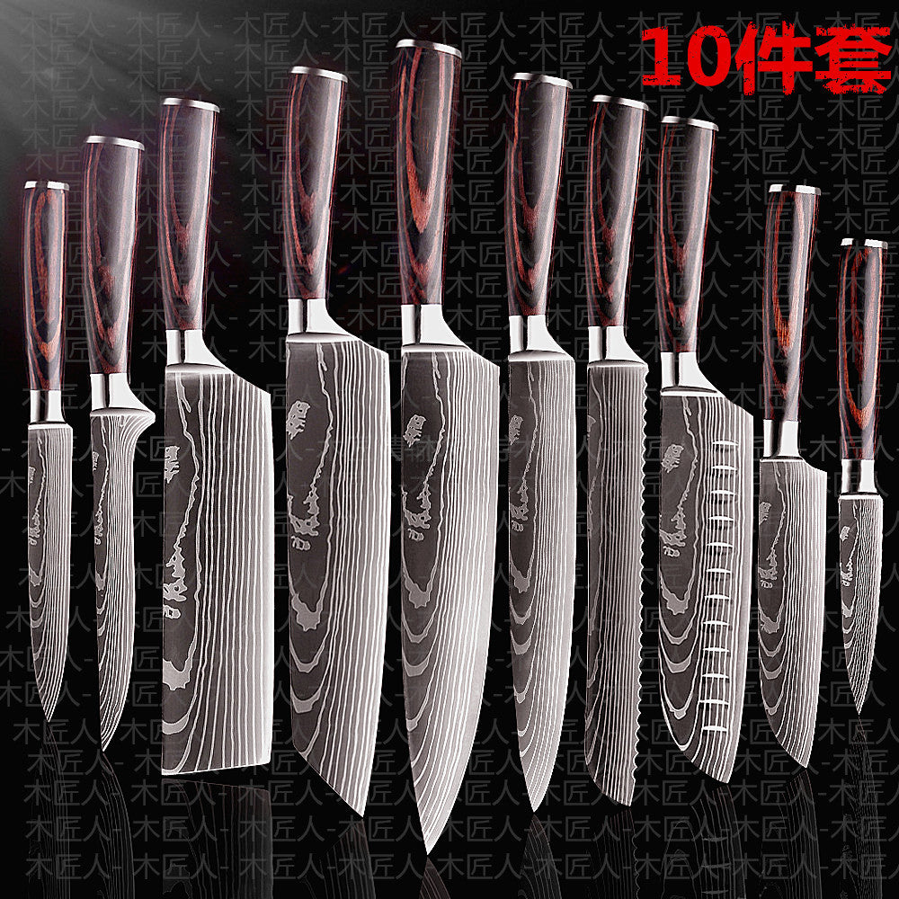 Damast Küchenmesser-Set