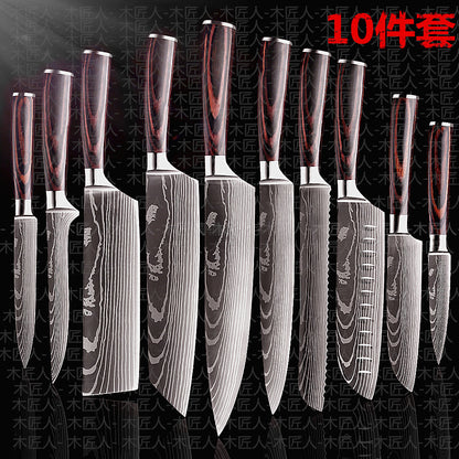 Damast Küchenmesser-Set