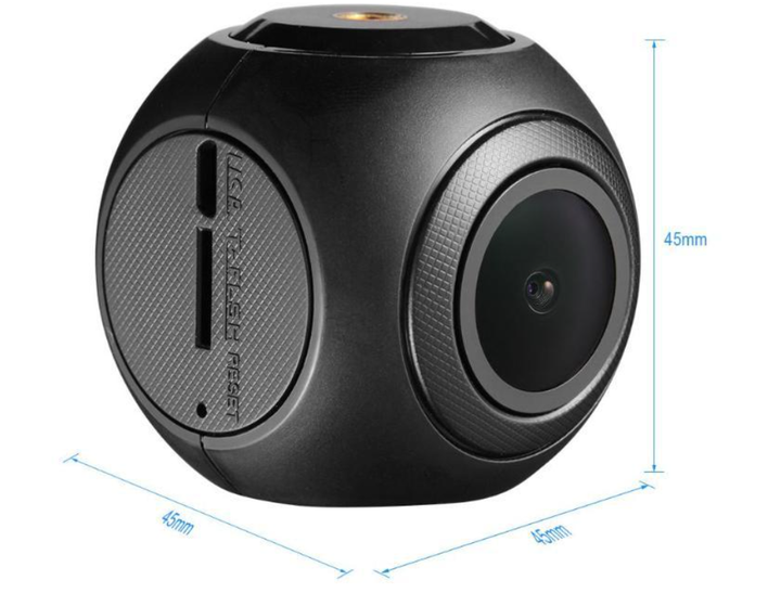 Mini-WLAN-FHD-1080P-Auto-Dashcam mit GPS und Nachtsicht