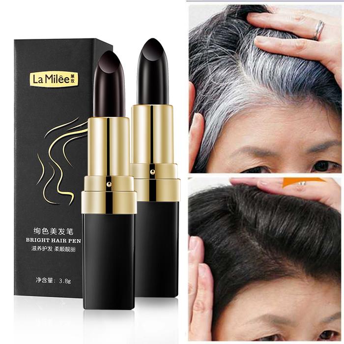 Lai Mei 3.8g Haarfärbestift für schnelle Grauhaarabdeckung
