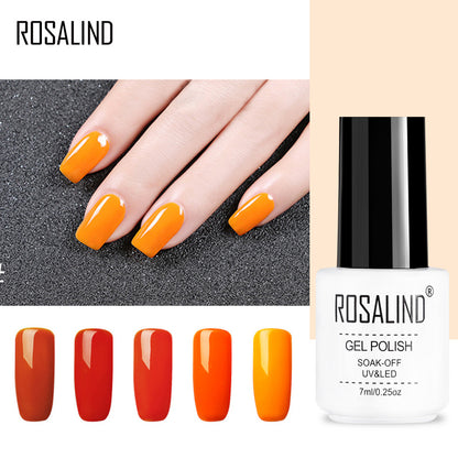 RC Serie Kürbisfarbe Umweltfreundliches UV-Nagelgel 10ml