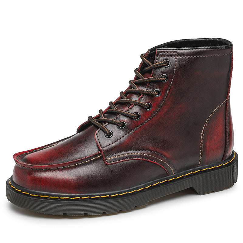 Herren High-Top Rindsleder Martin Trendige Arbeitsstiefel