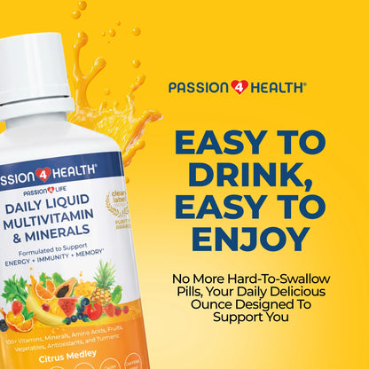 Tägliches flüssiges Multivitamin + Mineralien