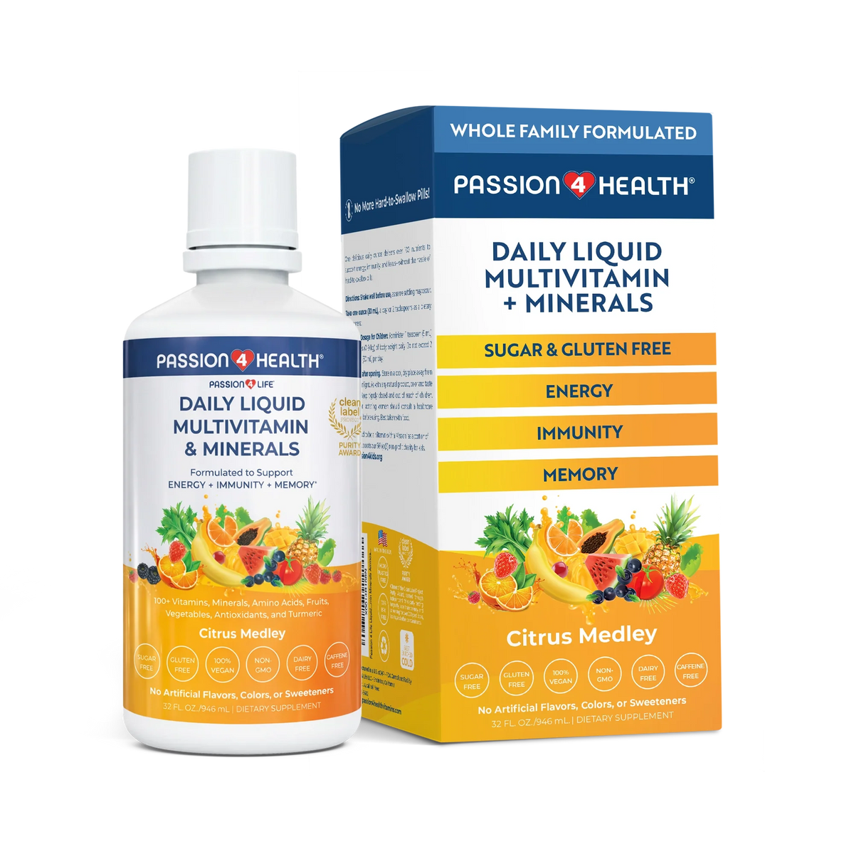 Tägliches flüssiges Multivitamin + Mineralien
