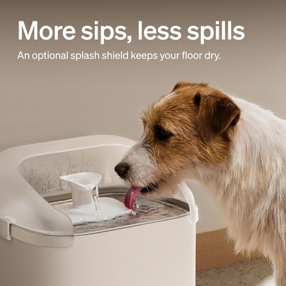 Hundebrunnen Edelstahl Smart App 3L Automatische Trinkbrunnen für Haustiere