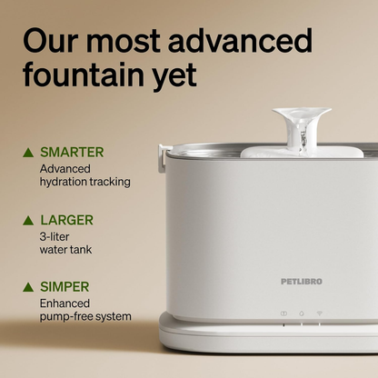 Hundebrunnen Edelstahl Smart App 3L Automatische Trinkbrunnen für Haustiere