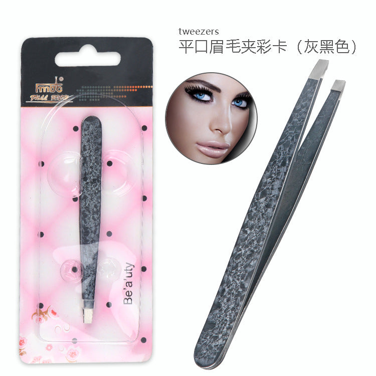 Doppelseitige Edelstahlpinzette Beauty-Set