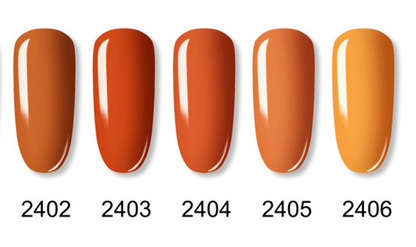 RC Serie Kürbisfarbe Umweltfreundliches UV-Nagelgel 10ml
