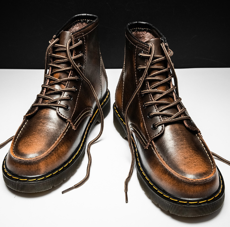 Herren High-Top Rindsleder Martin Trendige Arbeitsstiefel