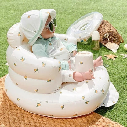 Aufblasbarer Babystuhl zum Essen & Baden