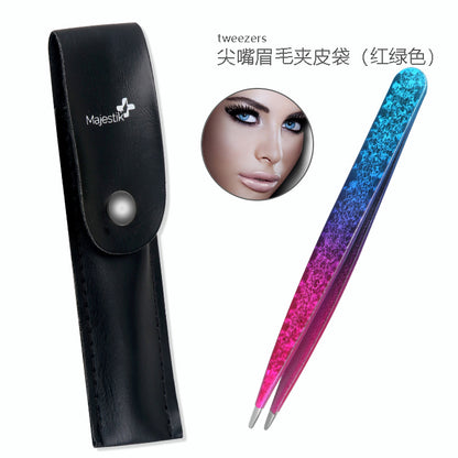 Doppelseitige Edelstahlpinzette Beauty-Set