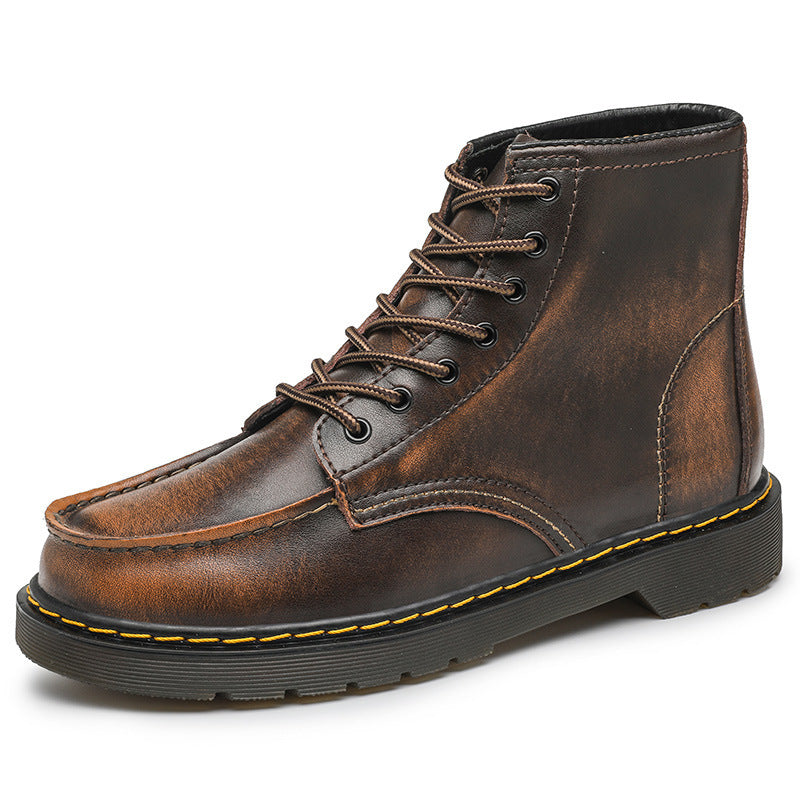 Herren High-Top Rindsleder Martin Trendige Arbeitsstiefel
