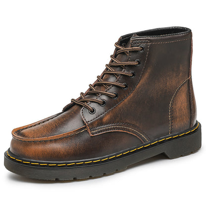 Herren High-Top Rindsleder Martin Trendige Arbeitsstiefel