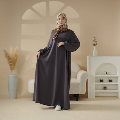 Essentielle Premium Vielseitige Taschen Regenschirm-Schnitt Abaya (MA113)