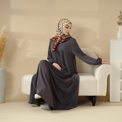 Essentielle Premium Vielseitige Taschen Regenschirm-Schnitt Abaya (MA113)