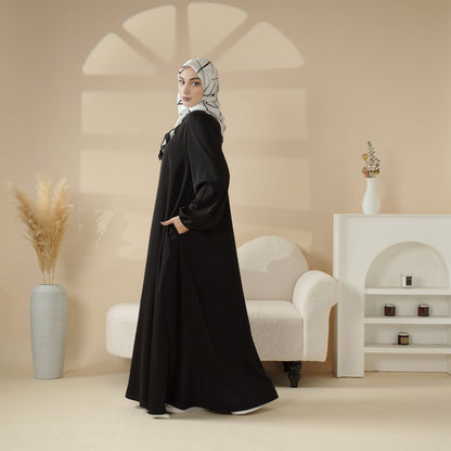 Essentielle Premium Vielseitige Taschen Regenschirm-Schnitt Abaya (MA113)