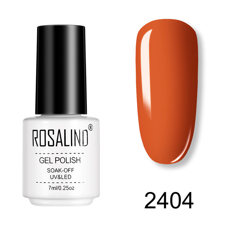RC Serie Kürbisfarbe Umweltfreundliches UV-Nagelgel 10ml