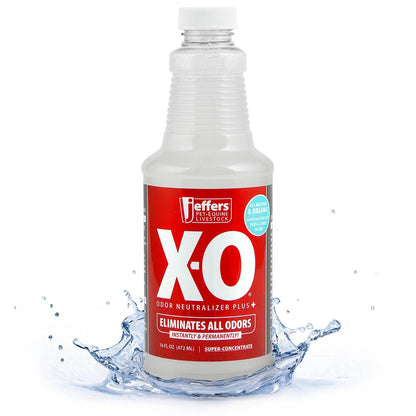 Jeffers X-O Haustiergeruchsneutralisator Plus + Reiniger Konzentrat