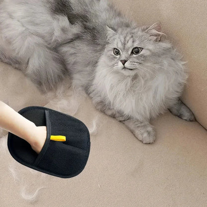 Statische Tierhaarentfernungshandschuhe | Pflegehandschuh für Katzen und Hunde