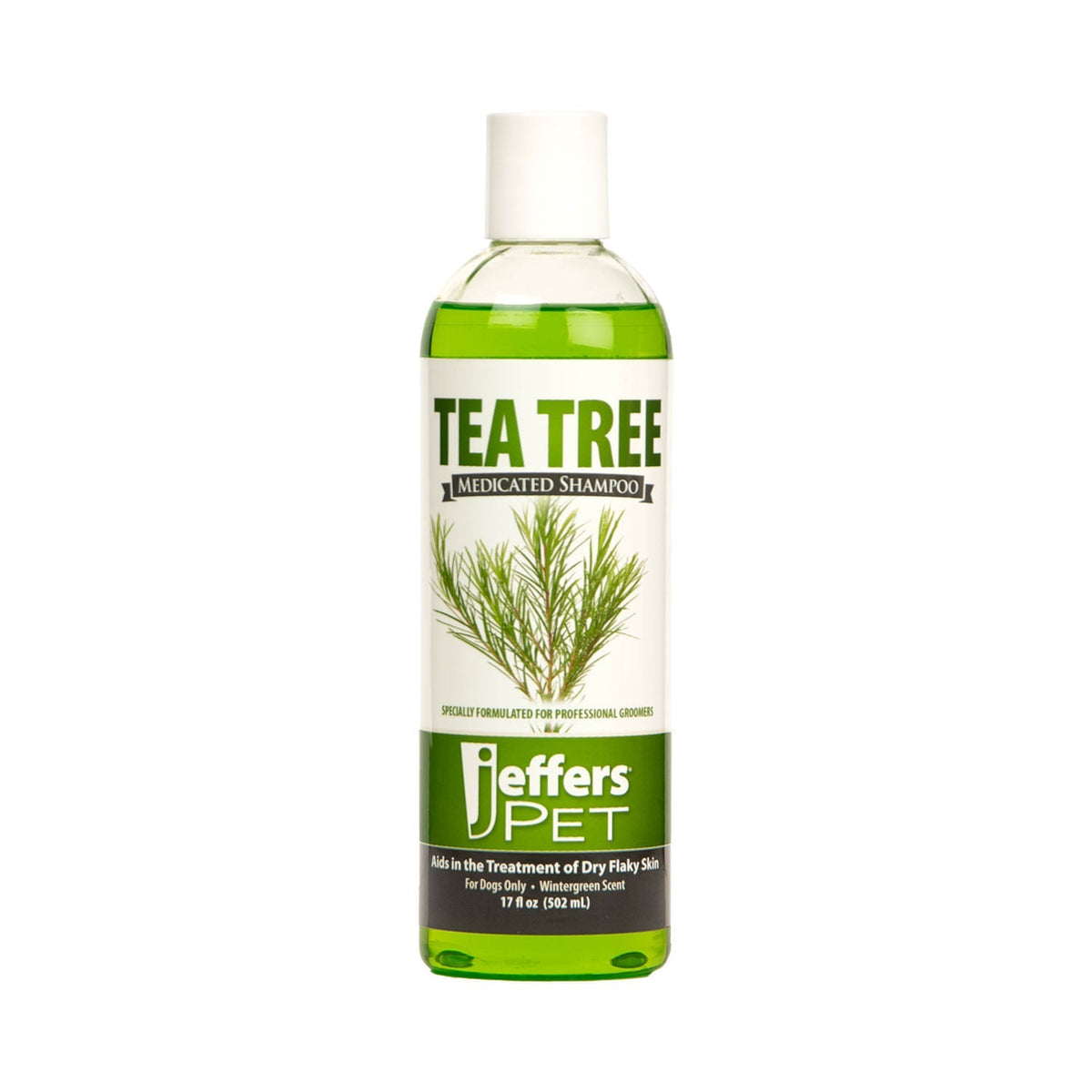 Jeffers Pet Çay Ağacı (Melaleuca) Kuru Ciltler İçin İlaçlı Köpek Şampuanı