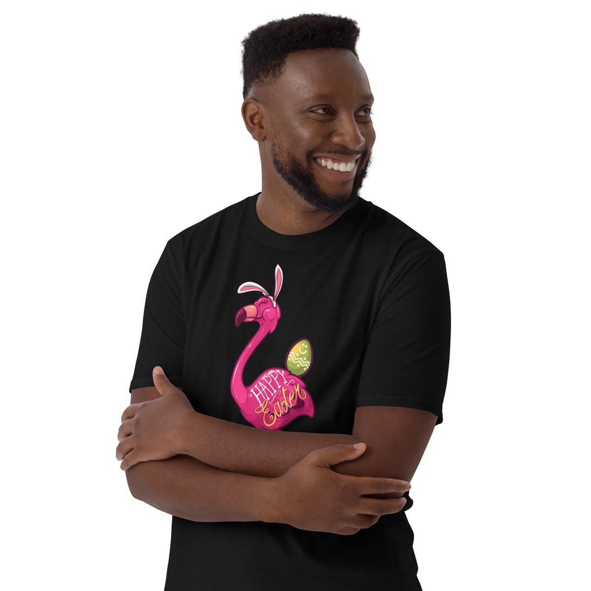 Originelles Beliebte Flamingo Frohe Ostern T-Shirt
