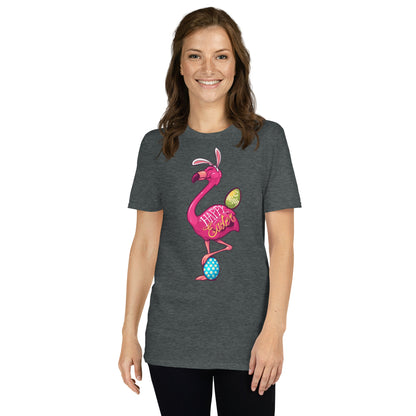 Originelles Beliebte Flamingo Frohe Ostern T-Shirt