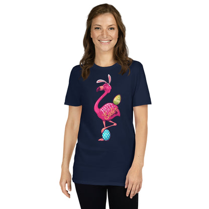 Originelles Beliebte Flamingo Frohe Ostern T-Shirt