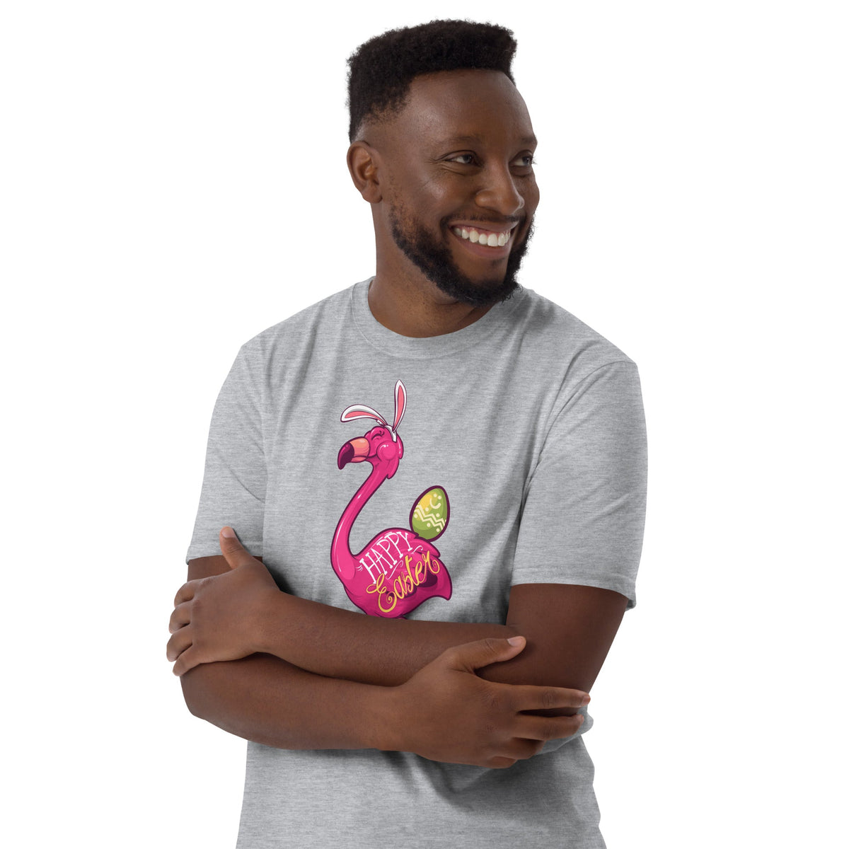 Originelles Beliebte Flamingo Frohe Ostern T-Shirt