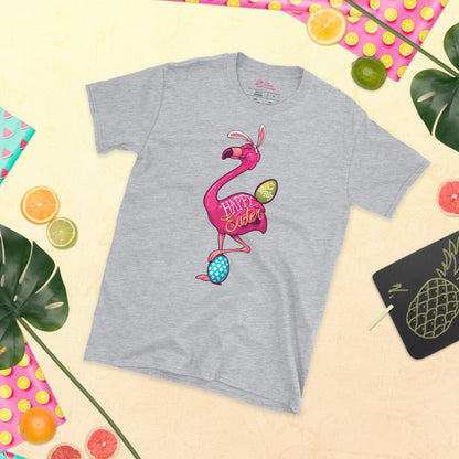 Originelles Beliebte Flamingo Frohe Ostern T-Shirt