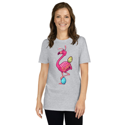 Originelles Beliebte Flamingo Frohe Ostern T-Shirt