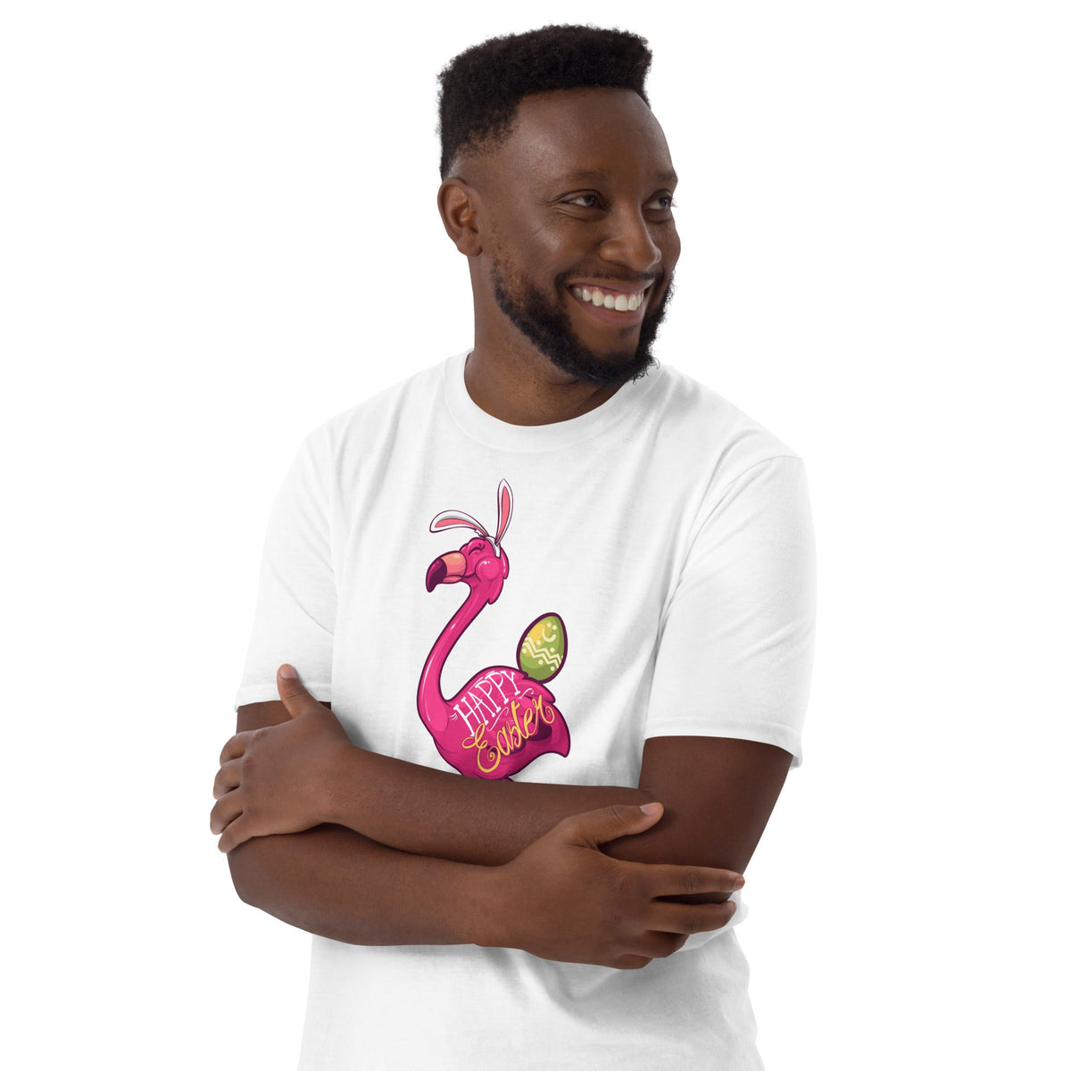 Originelles Beliebte Flamingo Frohe Ostern T-Shirt