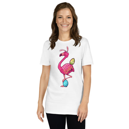 Originelles Beliebte Flamingo Frohe Ostern T-Shirt